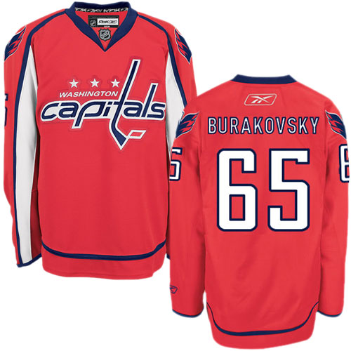 Washiongton Capitals #65 ANDRE BURAKOVSKY Red Home Stitched NHL Jersey
