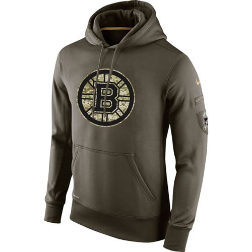 Boston Bruins Nike Salute To Service NHL Hoodie