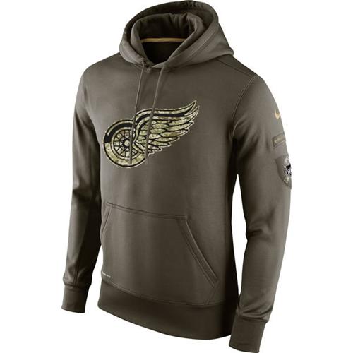 Detroit Red Wings Nike Salute To Service NHL Hoodie