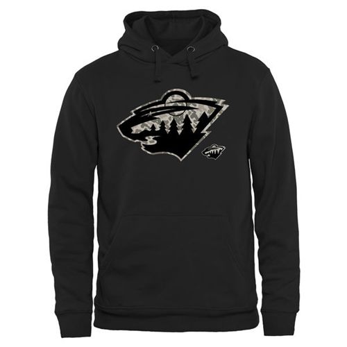 Minnesota Wild Black Rink Warrior Pullover Hoodie Minnesota Wild Black Rink Warrior Pullover Hoodie