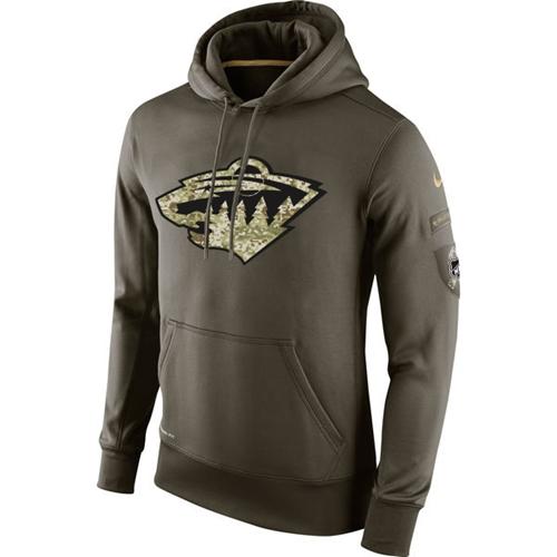 Minnesota Wild Nike Salute To Service NHL Hoodie Minnesota Wild Nike Salute To Service NHL Hoodie