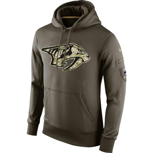 Nashville Predators Nike Salute To Service NHL Hoodie Nashville Predators Nike Salute To Service NHL Hoodie