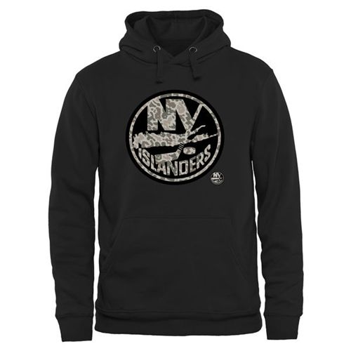 New York Islanders Black Rink Warrior Pullover Hoodie New York Islanders Black Rink Warrior Pullover Hoodie