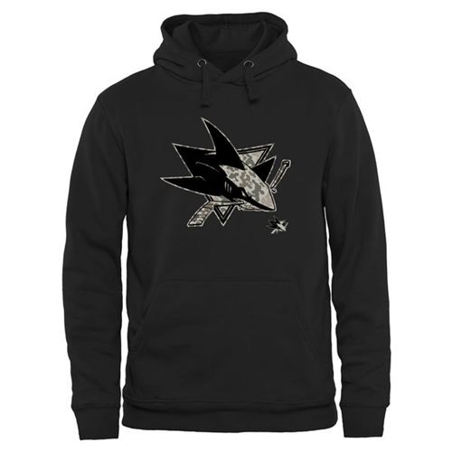 San Jose Sharks Black Rink Warrior Pullover Hoodie San Jose Sharks Black Rink Warrior Pullover Hoodie