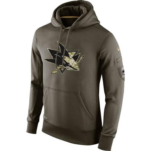 San Jose Sharks Nike Salute To Service NHL Hoodie San Jose Sharks Nike Salute To Service NHL Hoodie