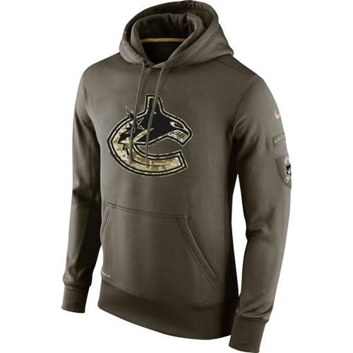 Vancouver Canucks Nike Salute To Service NHL Hoodie Vancouver Canucks Nike Salute To Service NHL Hoodie