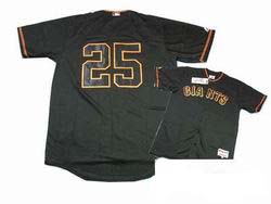 San Francisco Giants 25 Barry Bonds Black