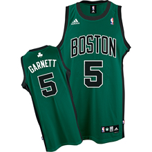 Boston Celtics 5 K Garnett Swingman Alternate Jersey
