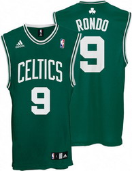 Boston Celtics Rajon Rondo 9 Green