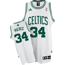 Boston Celtics 34 Paul Pierce Swingman Home Jersey