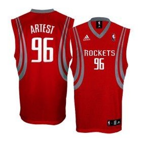 Houston Rockets Ron Artest #96 Red Jersey