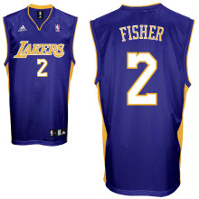 Los Angeles Lakers Fisher Derek #2 Home 
