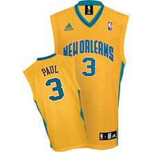 New Orleans Hornets #3 Chris Paul Swingman Alternate yellow