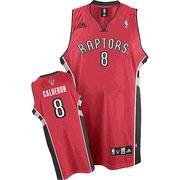 Toronto Raptors Jose Calderon Authentic #8 Road Jerse red