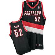 Portland Trail Blazers Greg Oden Swingman #52 Road Jer black