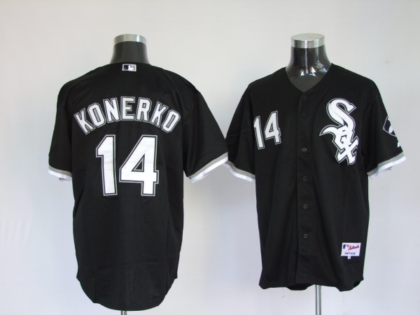 MLB Chicogo White Sox 14 Paul Konerko Black