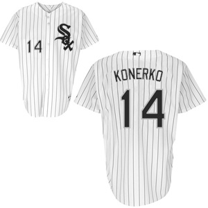 Chicago White Sox 14 white Paul Konerko Home