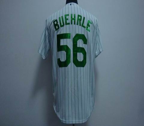 Chicago White Sox 56 BUEHRLE White Green strip