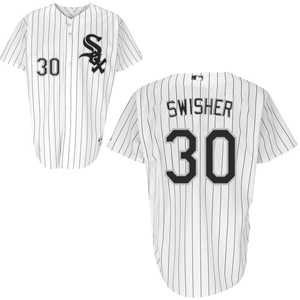 Chicago White Sox 30 White Nick Swisher Home