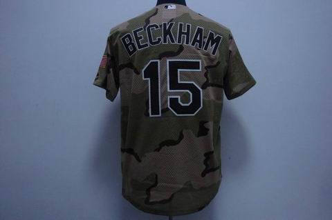 Chicago White Sox 15 Beckham Camo