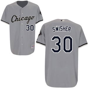 Chicago White Sox 30 Nick Swisher Gray