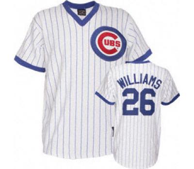 Billy Williams 26 WHITE(Blue Strip) Chicago Cubs