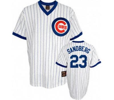 Chicago Cubs Sandberg 23 White 3 patch