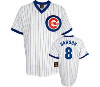 Dawson 8 White (Blue Strip) Chicago Cubs