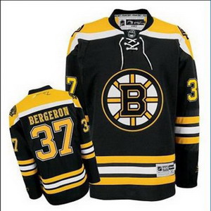 Boston Bruins 37 Patrice Bergeron Black A Patch Bla