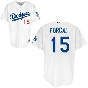 Los Angeles Dodgers Rafael Furcal 15 White Jersey