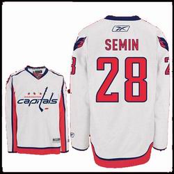 Jerseys Washington Capitals 28 semin White