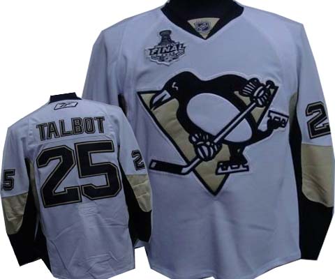 Pittsburgh Penguins 25 TALBOT White