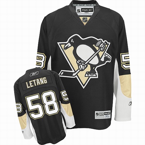 Pittsburgh Penguins 58 LETANG BLACK