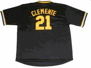Pittsburgh Pirates Roberto Clemente 21 Black Throwbac