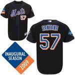 New York Mets 57 Black 2009 Inaugural Patch
