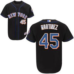 New York Mets 45 Pedro Martinez Black