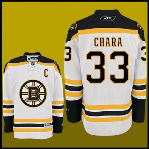 NHL Boston Bruins #33  White Jersey