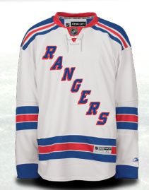 NHL New York Rangers #30 Henrik Lundqvist White Road Jersey