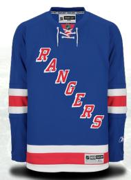NHL New York Rangers #35 Richter Leetch Blue Home Jersey