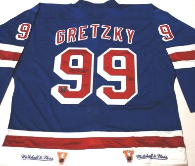 NHL New York Rangers #99 Gretzky Blue Home Jersey