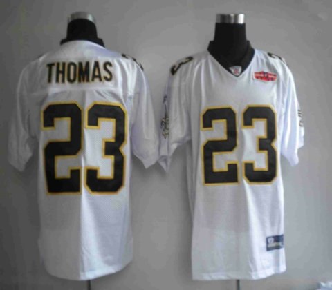 2010 superbowl nfl jerseys new orleans saints 23 thomas white