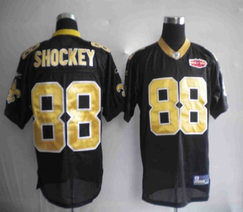 2010 superbowl nfl jerseys new orleans saints 88 jeremy shockey black