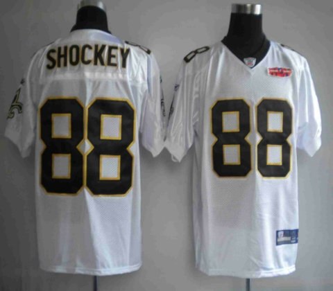 2010 superbowl nfl jerseys new orleans saints 88 jeremy shockey white