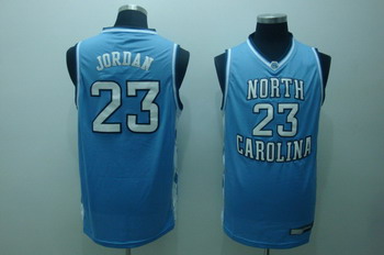 Chicago Bulls 23 Michael Jordan Sky Blue Jerseys North Carolina
