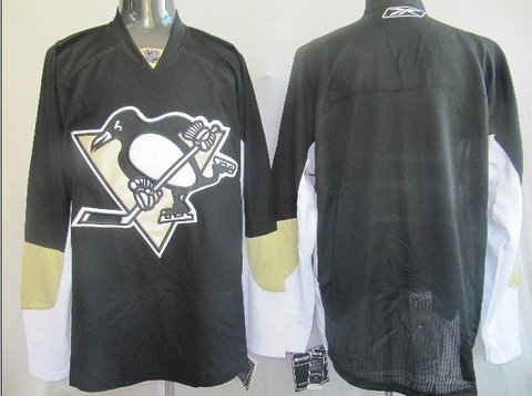 NHL Jerseys Pittsburgh Penguins Blank Black jersey