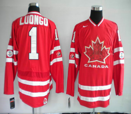Jerseys 1 LUONGO Red Olympic Jerseys 1 LUONGO Red Olympic