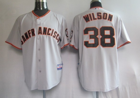 Jerseys San Francisco Giants 38# Wilson Grey