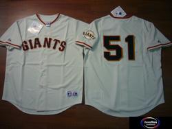 San Francisco Giants #51 Randy Johnson White Jersey