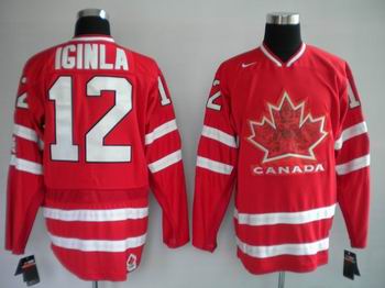 Ice Hockey 2010 OLYMPIC Team Canada 12 IGINLA red jersey