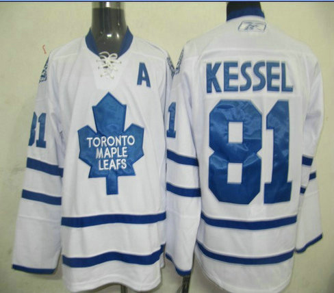 NHL Jerseys Pittaburgh Toronto Maple Leafs 81 KESSEL White